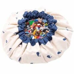 Play&Go Sac à Jouets 2 En 1 Printed Colors Baleine