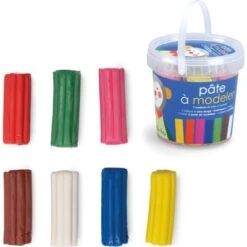 Moulin Roty Seau De Pâte à Modeler (7 Couleurs)