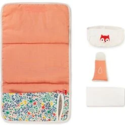 Lilliputiens Set à Langer De Poupée Fleurs