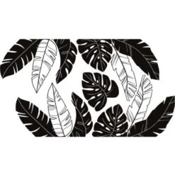 Stickers Muraux Feuilles Tropicales (48 X 85 Cm)
