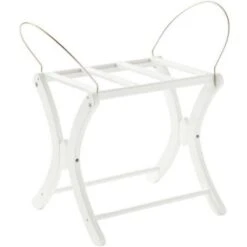 Support Pour Couffin En Croix Blanc