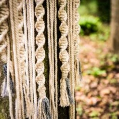 Suspension Bohème Macramé Ivoire -Bébé Rêves Promos Magasin suspension boheme macrame ivoire 5