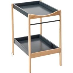 Table à Langer Margot En Bois Hybride Anthracite