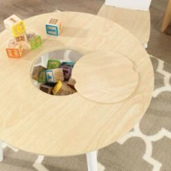 KidKraft Table Avec Rangement Et 2 Chaises Beiges -Bébé Rêves Promos Magasin table avec rangement et 2 chaises beiges 6