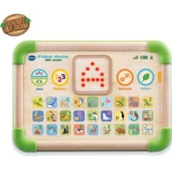 VTech Tablette éducative En Bois ABC Nature