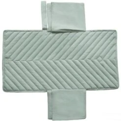 Mushie Tapis à Langer Nomade Roman Green -Bébé Rêves Promos Magasin tapis a langer nomade roman green 3