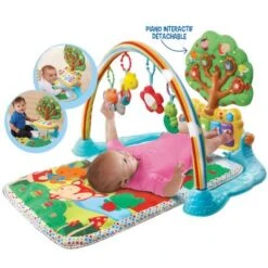 VTech Tapis D'éveil Musical Jardin Enchanté Des P'tits Copains -Bébé Rêves Promos Magasin tapis d eveil musical jardin enchante des p tits copains 4