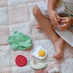 Lorena Canals Tapis Lavable Kitchen Tiles Rose (120 X 160 Cm) -Bébé Rêves Promos Magasin tapis lavable kitchen tiles rose 120 x 160 cm 3