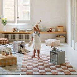 Lorena Canals Tapis Lavable Kitchen Tiles Rose (120 X 160 Cm) -Bébé Rêves Promos Magasin tapis lavable kitchen tiles rose 120 x 160 cm 5