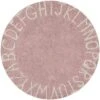 Lorena Canals Tapis Lavable Rond ABC Vintage Nude (150 Cm)