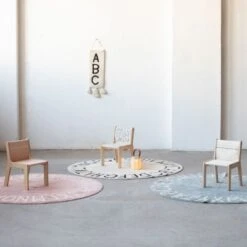 Lorena Canals Tapis Lavable Rond ABC Vintage Nude (150 Cm) -Bébé Rêves Promos Magasin tapis lavable rond abc vintage nude 150 cm 6