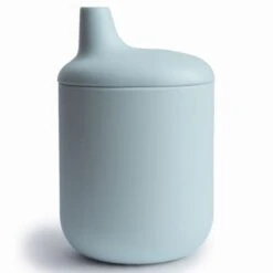 Mushie Tasse à Bec En Silicone Powder Blue