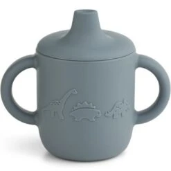 Liewood Tasse à Bec Neil Dino Whale Blue