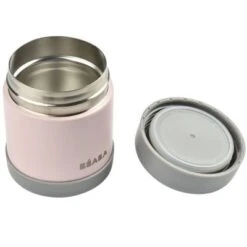 Beaba Thermos Alimentaire Dark Mist Et Light Pink (300 Ml) -Bébé Rêves Promos Magasin thermos alimentaire dark mist et light pink 300 ml 4