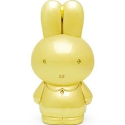 Tirelire Miffy En Métal Doré Personnalisable