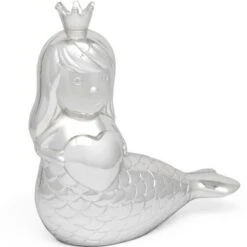 Tirelire Sirène (métal Argenté)