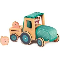 Lilliputiens Tracteur En Bois Rosalie La Vache -Bébé Rêves Promos Magasin tracteur en bois rosalie la vache 4