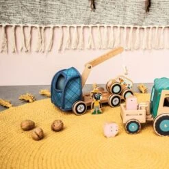 Lilliputiens Tracteur En Bois Rosalie La Vache -Bébé Rêves Promos Magasin tracteur en bois rosalie la vache 6