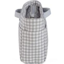 Trousse De Toilette I Love Vichy Gris -Bébé Rêves Promos Magasin trousse de toilette i love vichy gris 4