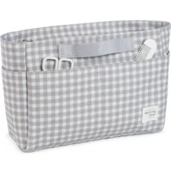 Trousse De Toilette I Love Vichy Gris -Bébé Rêves Promos Magasin trousse de toilette i love vichy gris 5