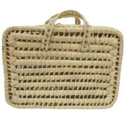 Valisette De Rangement En Osier (40 X 27 X 14 Cm)