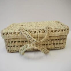 Valisette De Rangement En Osier (40 X 27 X 14 Cm) -Bébé Rêves Promos Magasin valisette de rangement en osier 40 x 27 x 14 cm 3