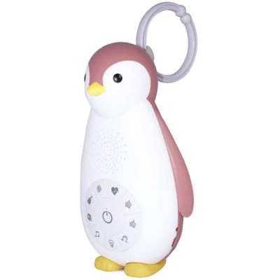 ZAZU Veilleuse Musicale Nomade Zoë Le Pingouin Rose 3 ZAZU Veilleuse Musicale Nomade Zoë Le Pingouin Rose – Image 3