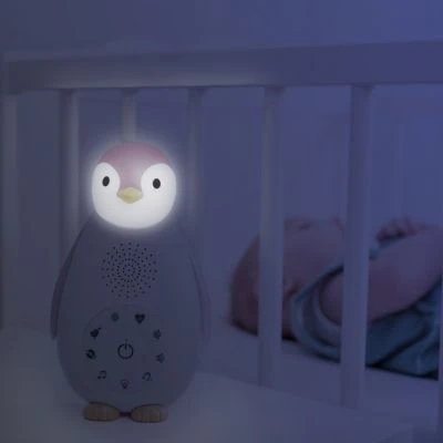 ZAZU Veilleuse Musicale Nomade Zoë Le Pingouin Rose 6 ZAZU Veilleuse Musicale Nomade Zoë Le Pingouin Rose – Image 6