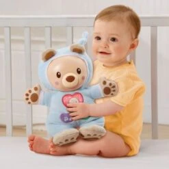 VTech Veilleuse Peluche Léon, Mon Lumi Ourson -Bébé Rêves Promos Magasin veilleuse peluche leon mon lumi ourson 4