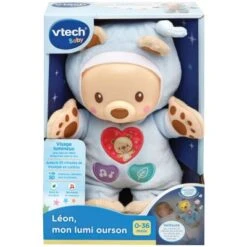 VTech Veilleuse Peluche Léon, Mon Lumi Ourson -Bébé Rêves Promos Magasin veilleuse peluche leon mon lumi ourson 6