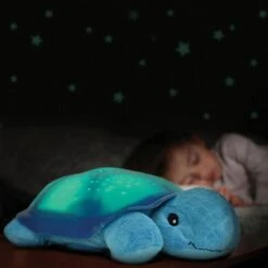 Cloud-B Veilleuse Peluche Twilight Turtle Blue -Bébé Rêves Promos Magasin veilleuse peluche twilight turtle blue 5