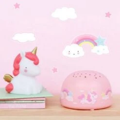 A Little Lovely Company Veilleuse Projecteur D'étoiles Licorne -Bébé Rêves Promos Magasin veilleuse projecteur d etoiles licorne 4