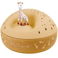 Trousselier Veilleuse Projecteur D'étoiles Musical Sophie La Girafe Jaune (12 Cm)