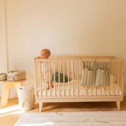 Lorena Canals Vide Poche à Suspendre Bamboo Olive (40 X 50 Cm) -Bébé Rêves Promos Magasin vide poche a suspendre bamboo olive 40 x 50 cm 5